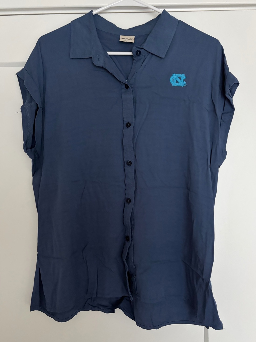 North Carolina Blue Button-Down Collar Shirt